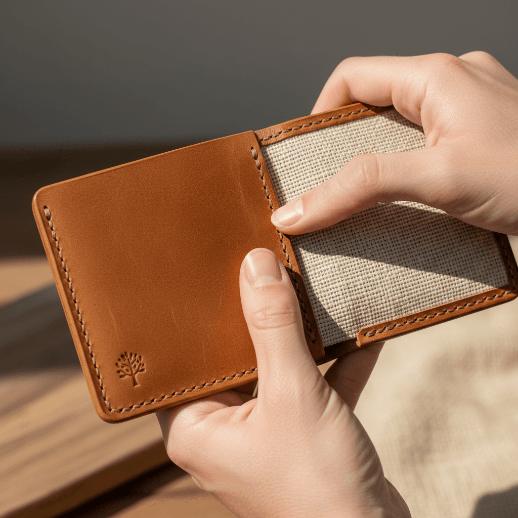Quality assurance - examining product details and craftsmanship